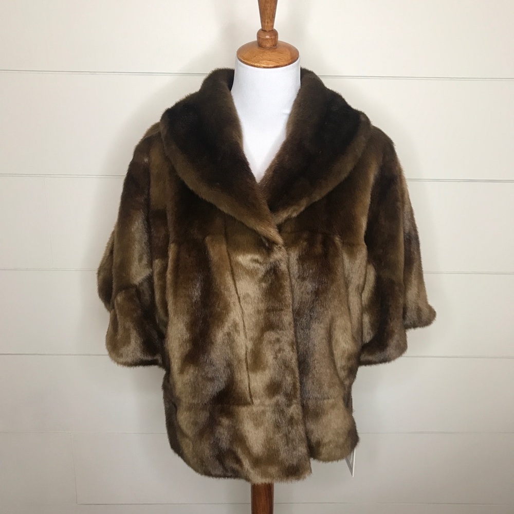 Calvin Klein Faux Fur Jacket